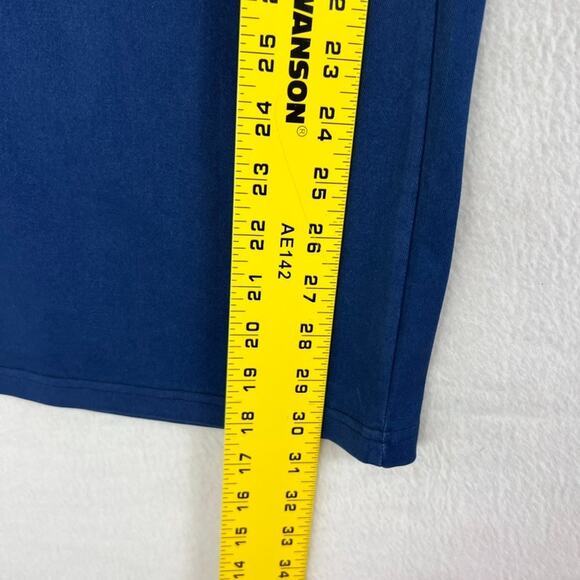 Halara Wide Leg Pants Women's XL Blue Lyocell Blend Front Pleated Slash Pockets - Picture 8 of 10